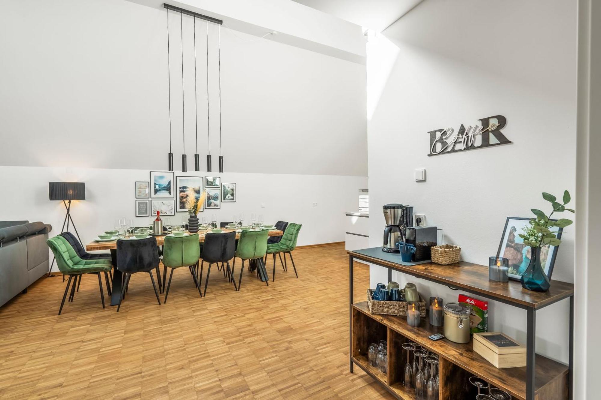 Apartmán Dnd Design Loft I 170Qm I Parken I Balkon I Workstation I Netflix I Kaffee I Waschmaschine I Trockner I Xbox I Ausblick Würzburg Exteriér fotografie