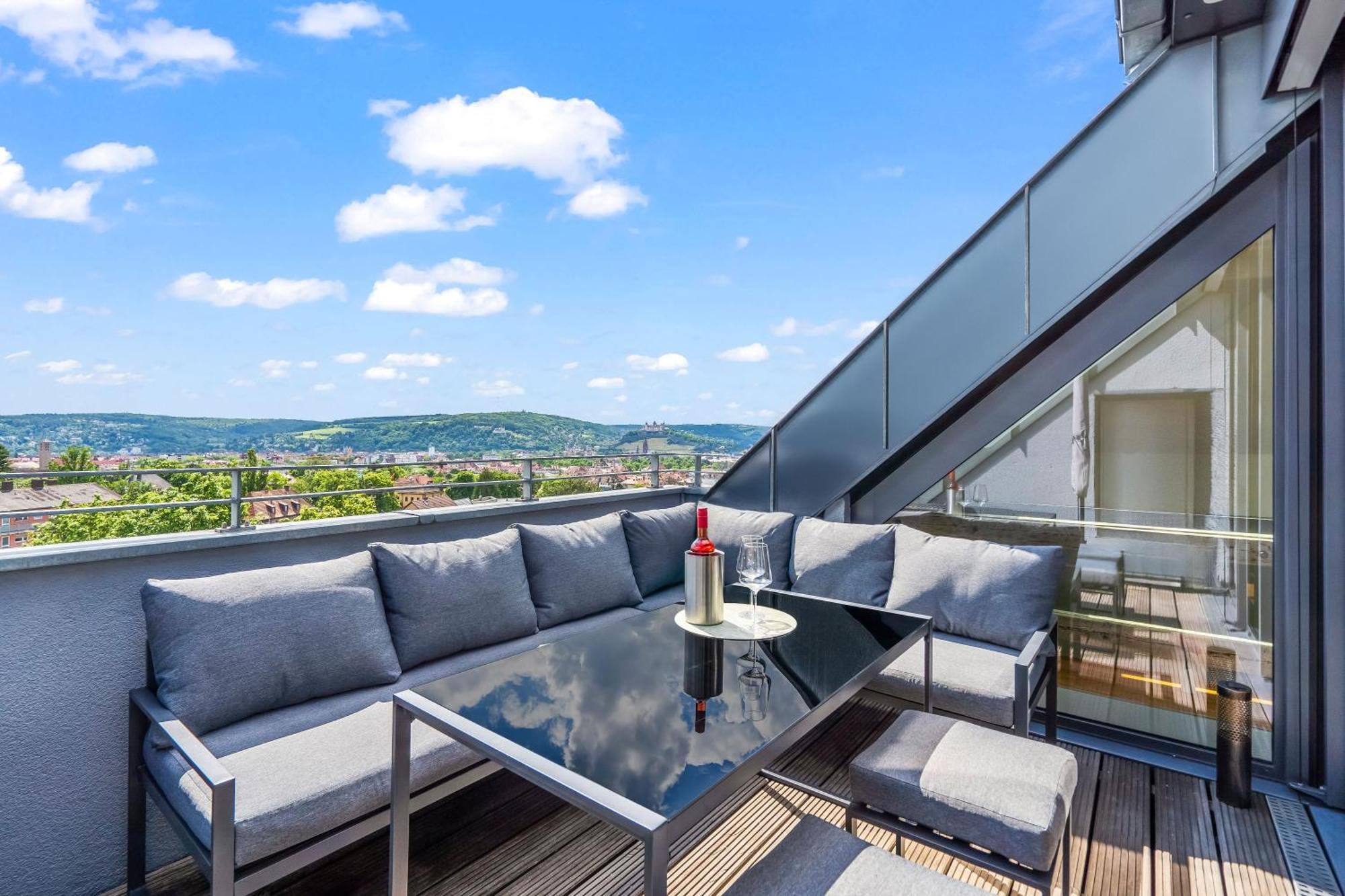Apartmán Dnd Design Loft I 170Qm I Parken I Balkon I Workstation I Netflix I Kaffee I Waschmaschine I Trockner I Xbox I Ausblick Würzburg Exteriér fotografie