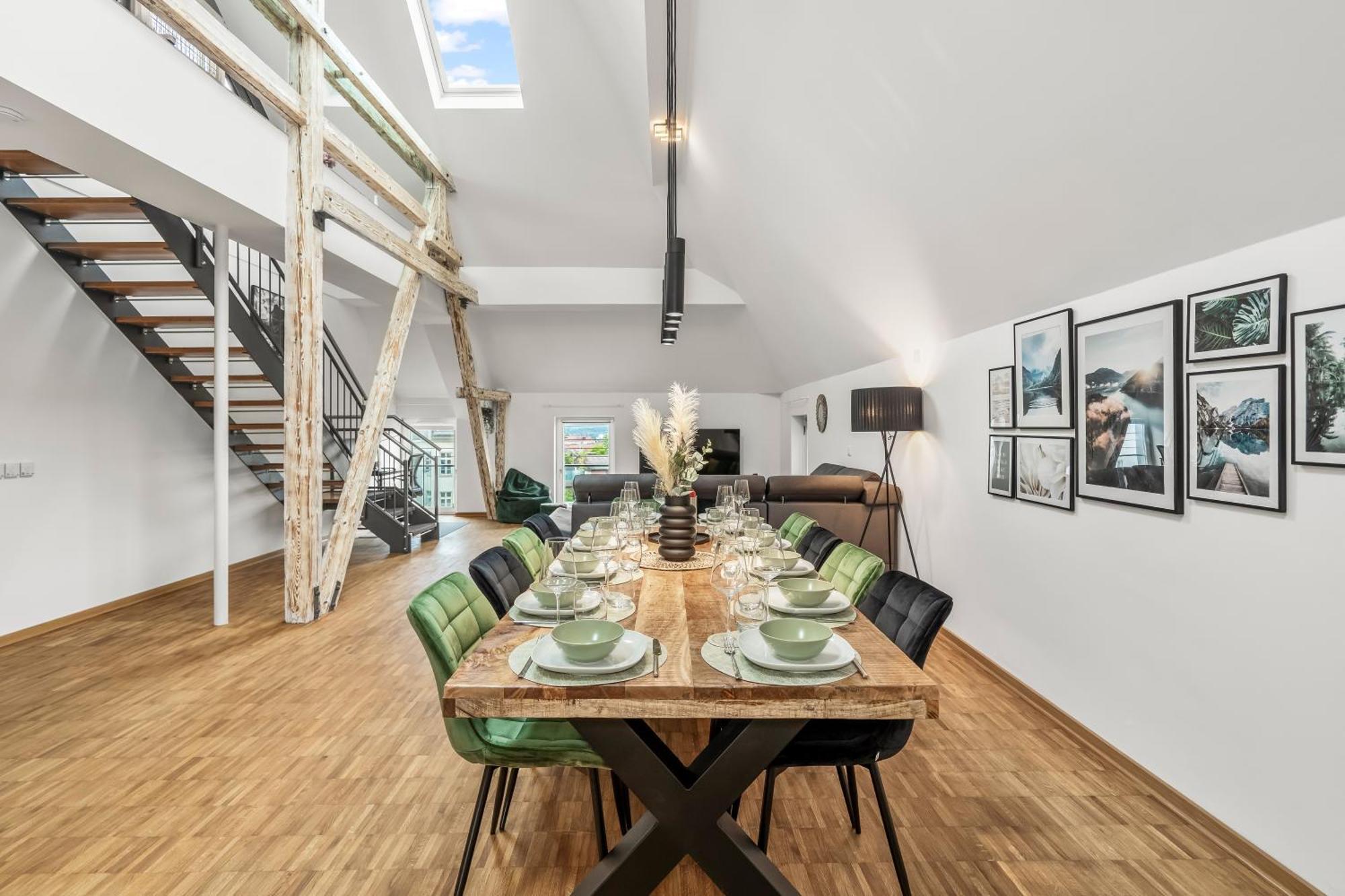 Apartmán Dnd Design Loft I 170Qm I Parken I Balkon I Workstation I Netflix I Kaffee I Waschmaschine I Trockner I Xbox I Ausblick Würzburg Exteriér fotografie