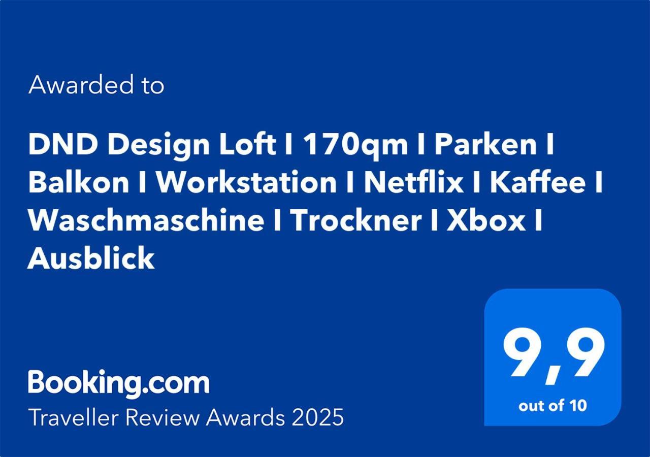 Apartmán Dnd Design Loft I 170Qm I Parken I Balkon I Workstation I Netflix I Kaffee I Waschmaschine I Trockner I Xbox I Ausblick Würzburg Exteriér fotografie
